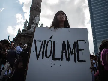Protesta contra las agresiones sexuales Protesta contra las agresiones sexuales