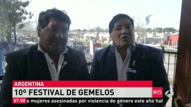 Argentina celebra el décimo festival de gemelos
