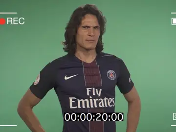 Cavani se mete a actor por un día Cavani se mete a actor por un día