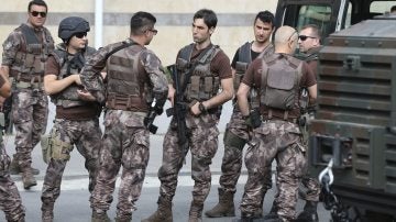 Miembros de las fuerzas especiales turcas