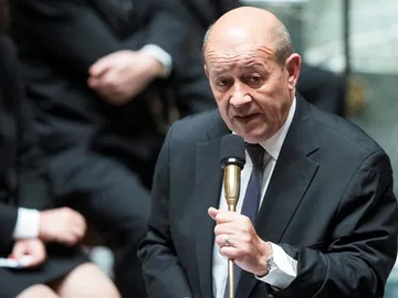 El ministro galo de Defensa, Jean-Yves Le Drian El ministro galo de Defensa, Jean-Yves Le Drian