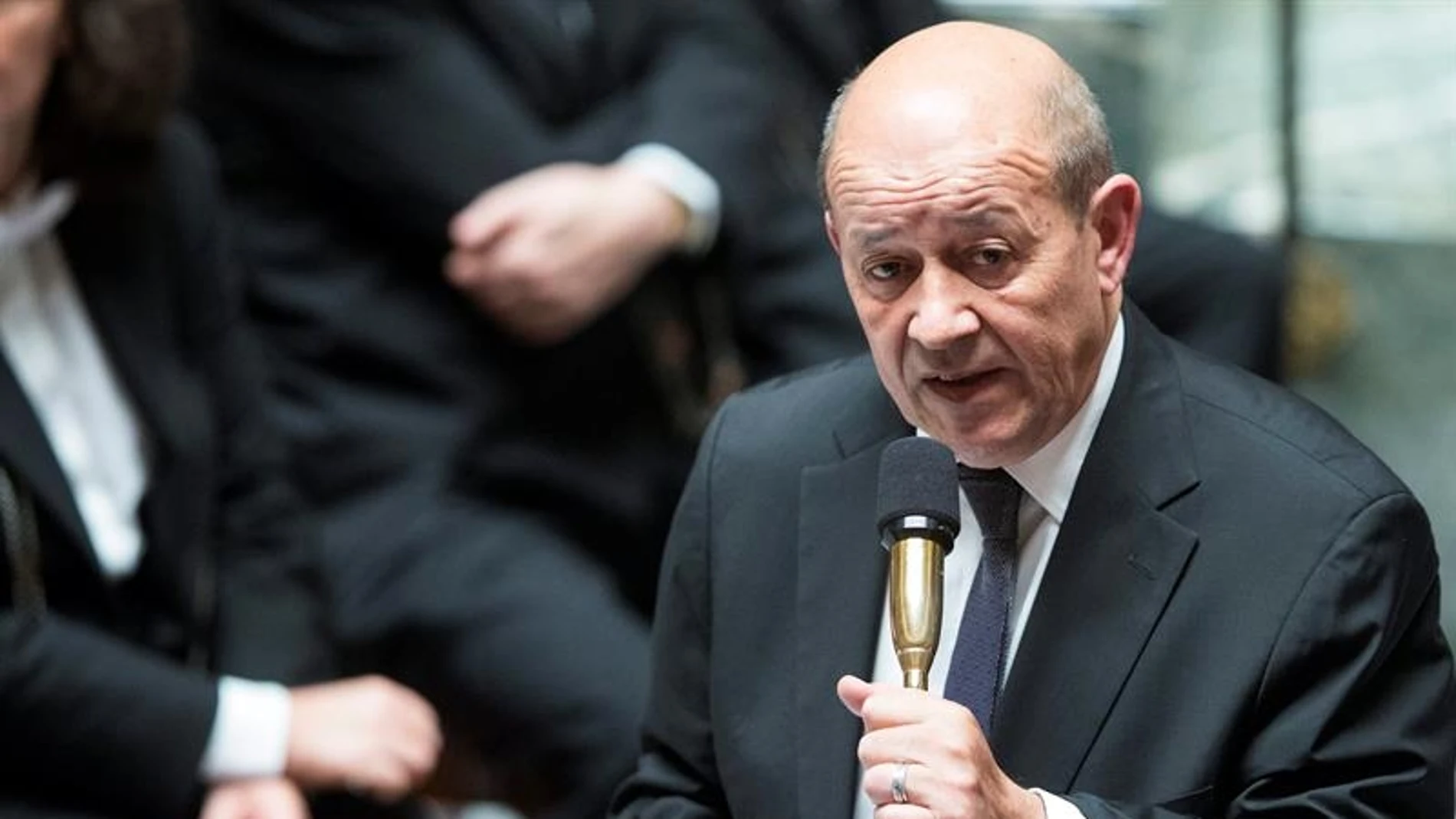 El ministro galo de Defensa, Jean-Yves Le Drian El ministro galo de Defensa, Jean-Yves Le Drian