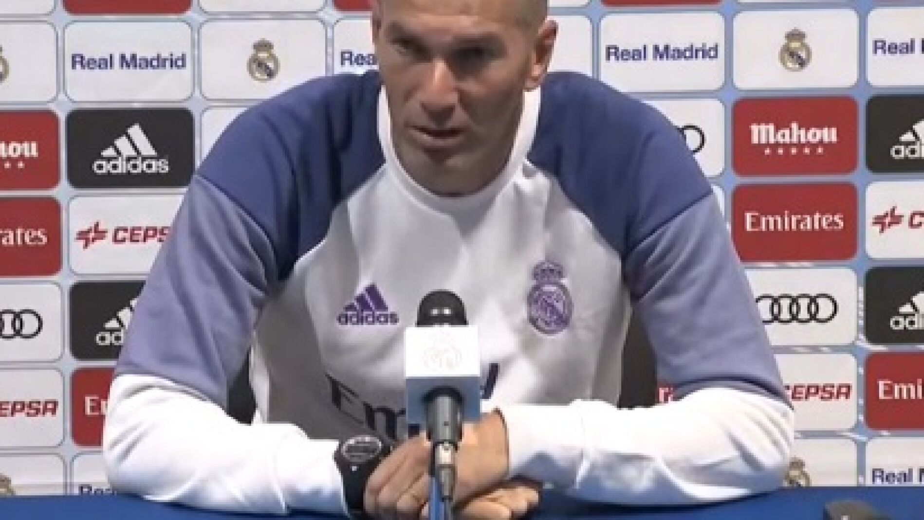 Zidane, en rueda de prensa