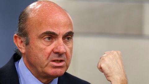 El Ministro de Econom&iacute;a, Luis de Guindos