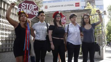 Líderes de la agrupación Femen en España.