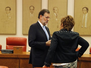 Rajoy y Celia Villalobos