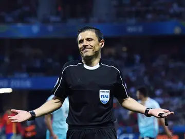 Milorad Mazic, durante un partido Milorad Mazic, durante un partido