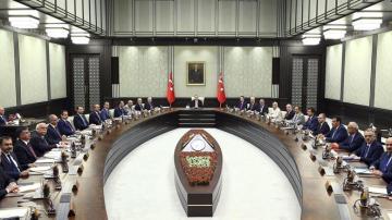 El presidente de Turquía en plena reunión en Ankara