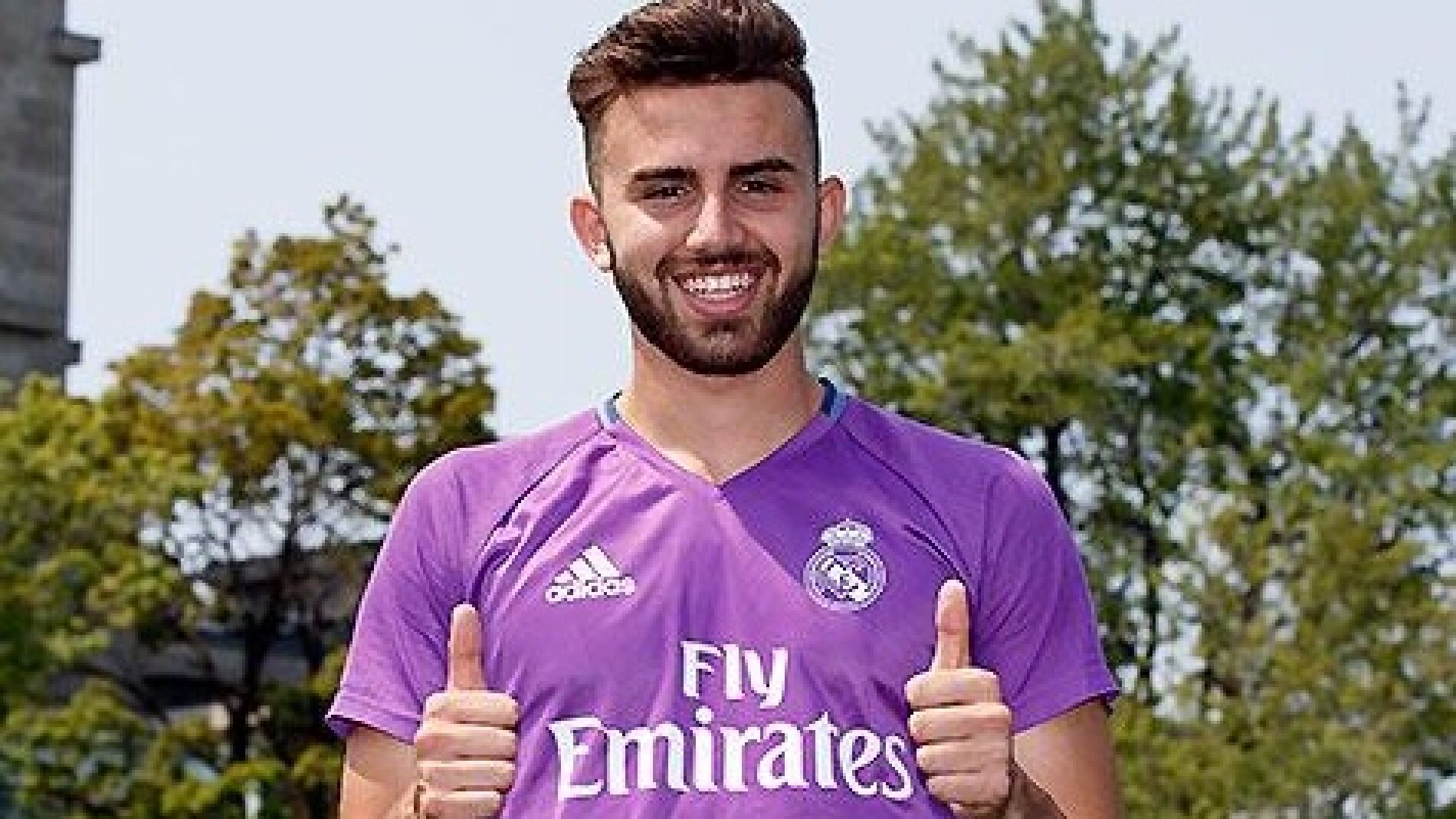 Borja Mayoral, durante la pretemporada del Real Madrid