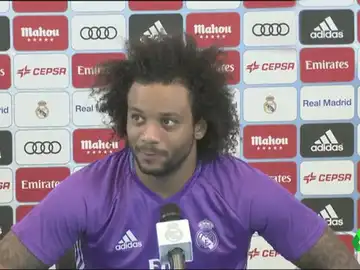 Marcelo bromea sobre la lesión de CR7 Marcelo bromea sobre la lesión de CR7