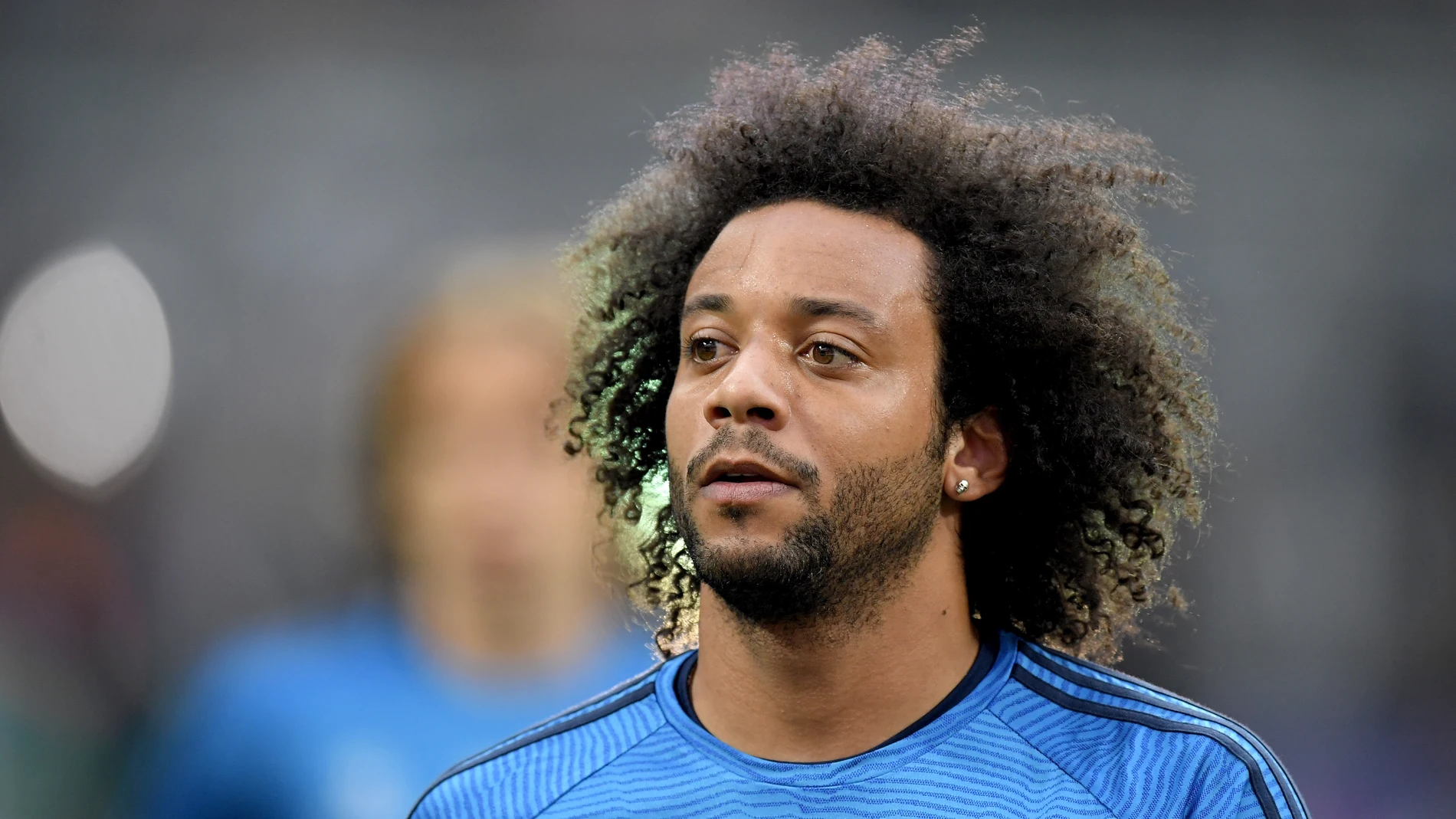 Marcelo, en un entrenamiento del Real Madrid Marcelo, en un entrenamiento del Real Madrid