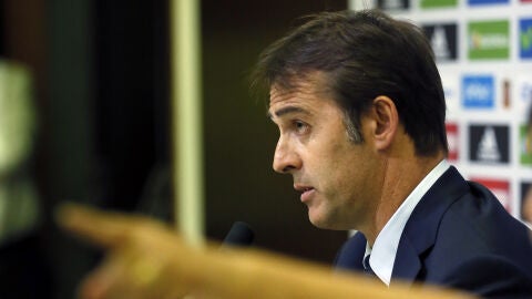 Julen Lopetegui, nuevo seleccionador nacional, en rueda de prensa