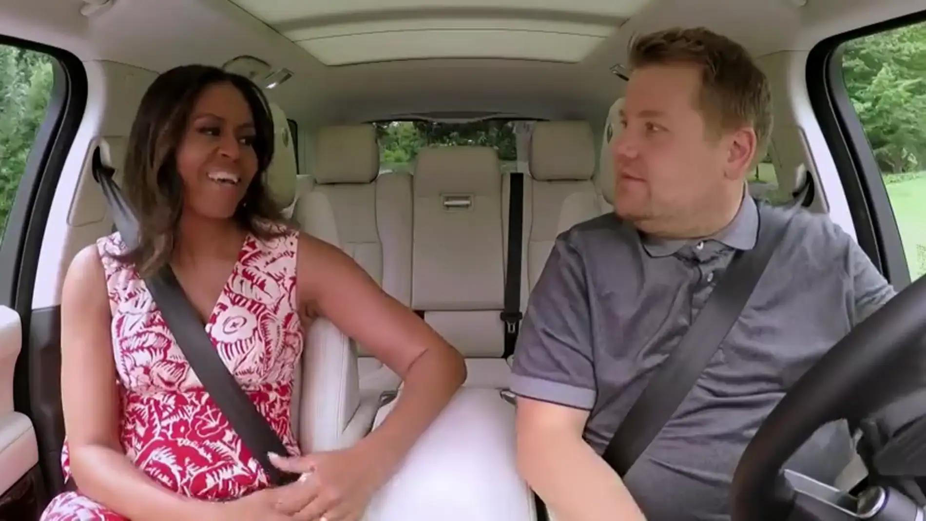 Frame 278.013653 de: Michelle Obama se atreve con el Carpool Karaoke de James Corden 