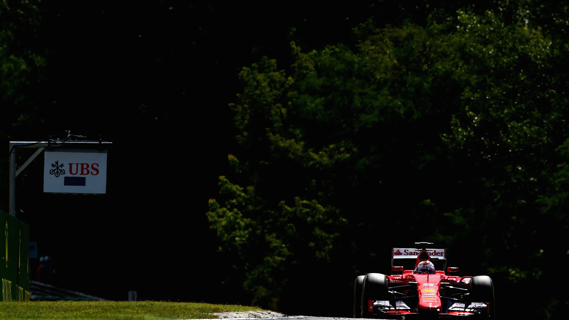 Vettel, en el GP de Hungría de la temporada pasada