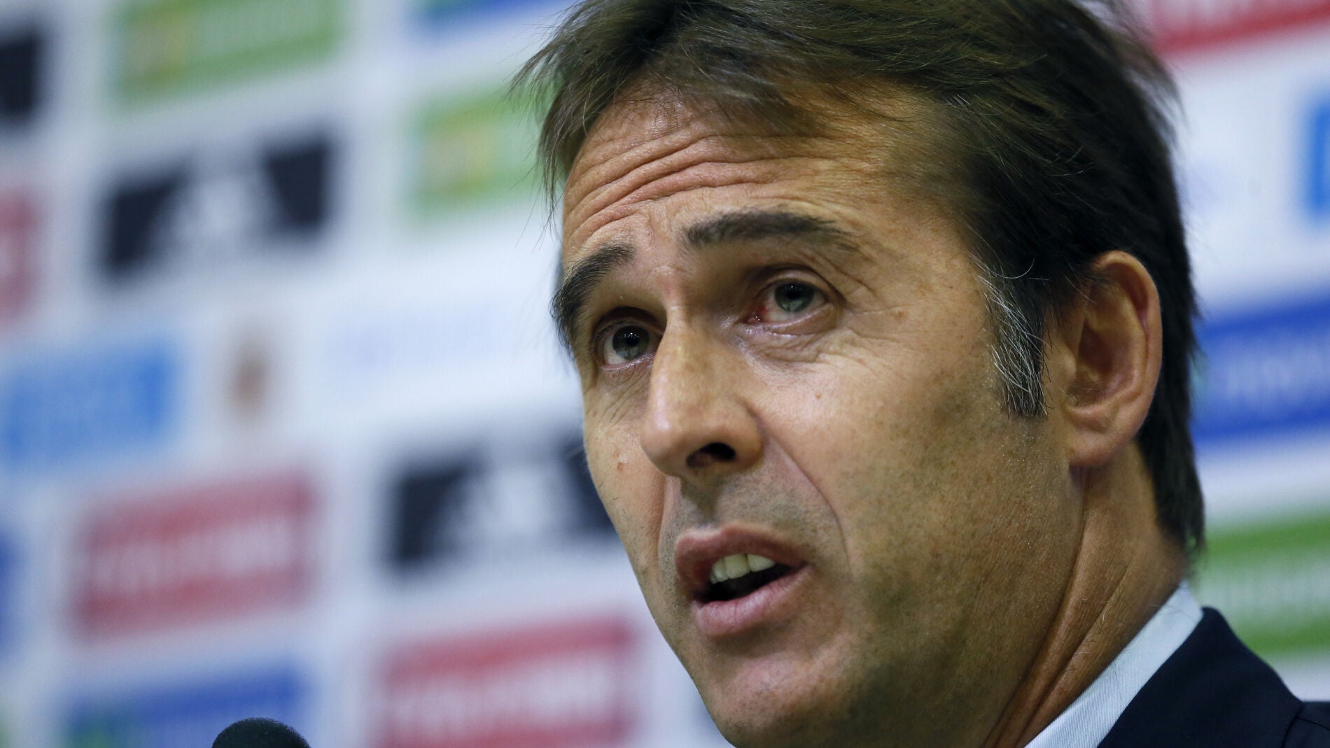 Julen Lopetegui, en rueda de prensa