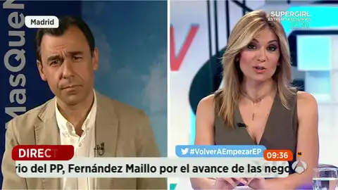 Maíllo y Sandra Golpe. Maíllo y Sandra Golpe.