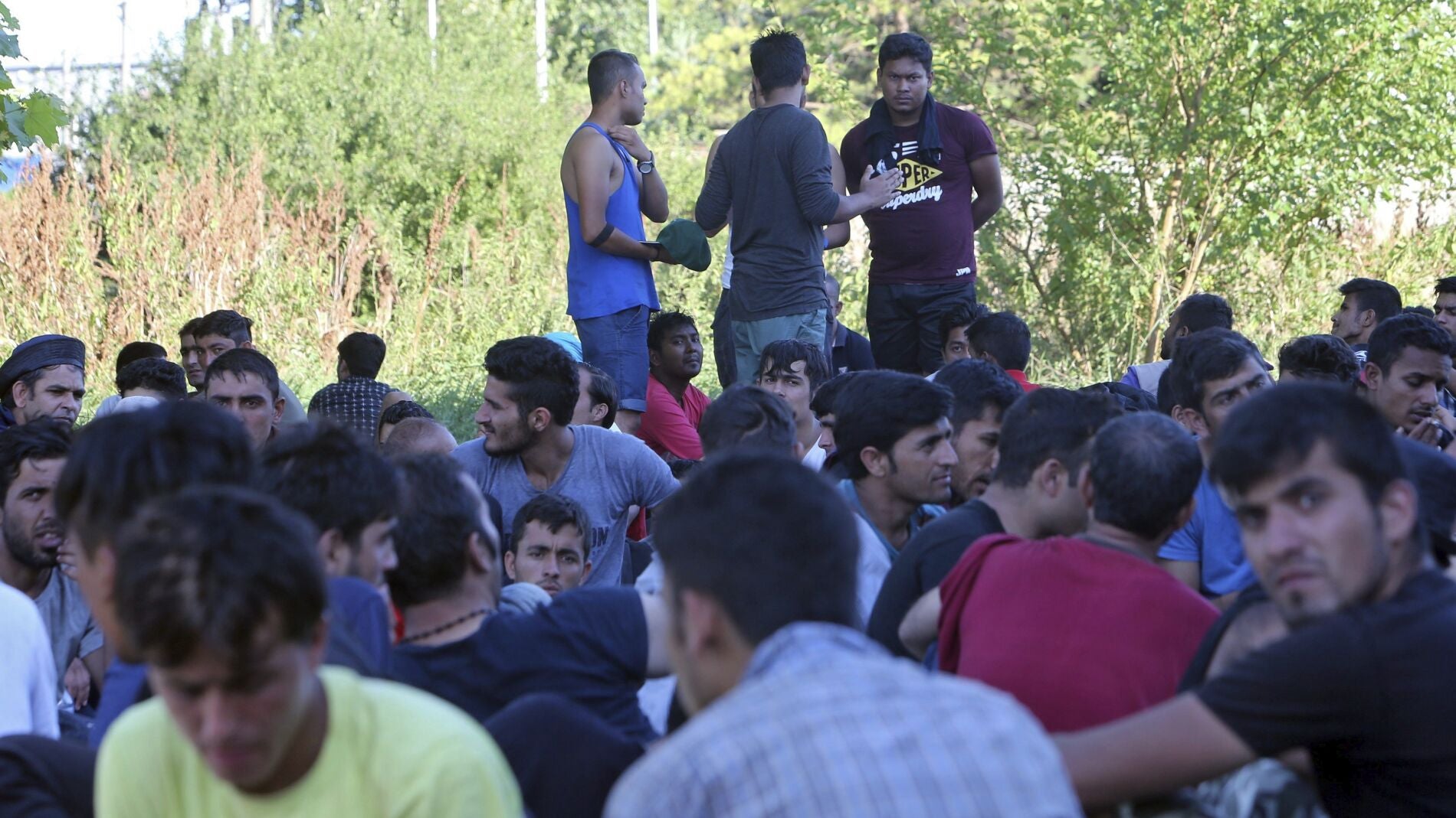 Campamento de refugiados.