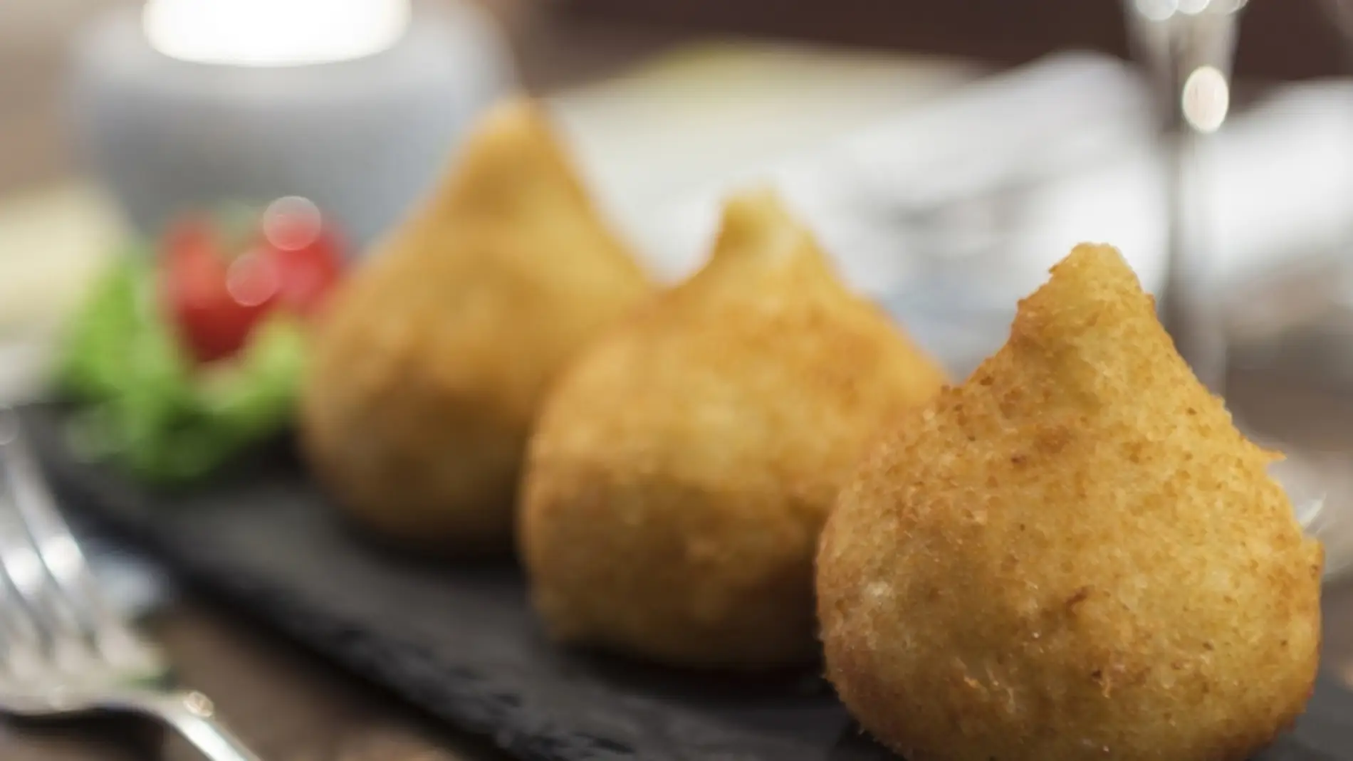 Las riquísimas coxinhas brasileñas. Ñami ñami