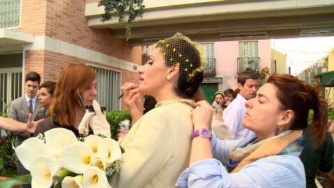Making de la boda de Adela y Tomás