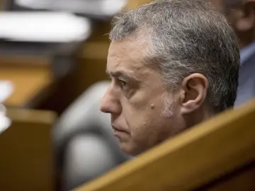 Iñigo Urkullu, durante el pleno Iñigo Urkullu, durante el pleno