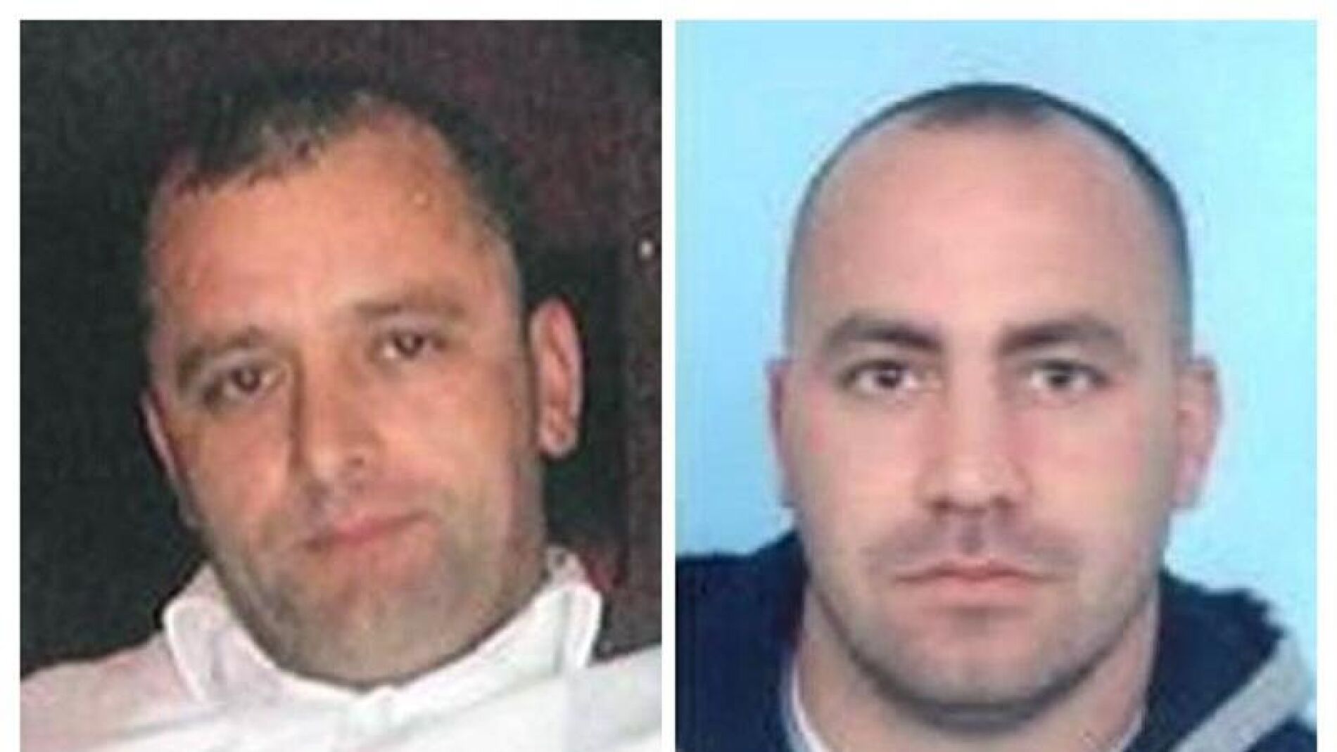  Fotograf&iacute;a facilitada por el Ministerio del Interior, de dos pr&oacute;fugos con v&iacute;nculos en Espa&ntilde;a.
