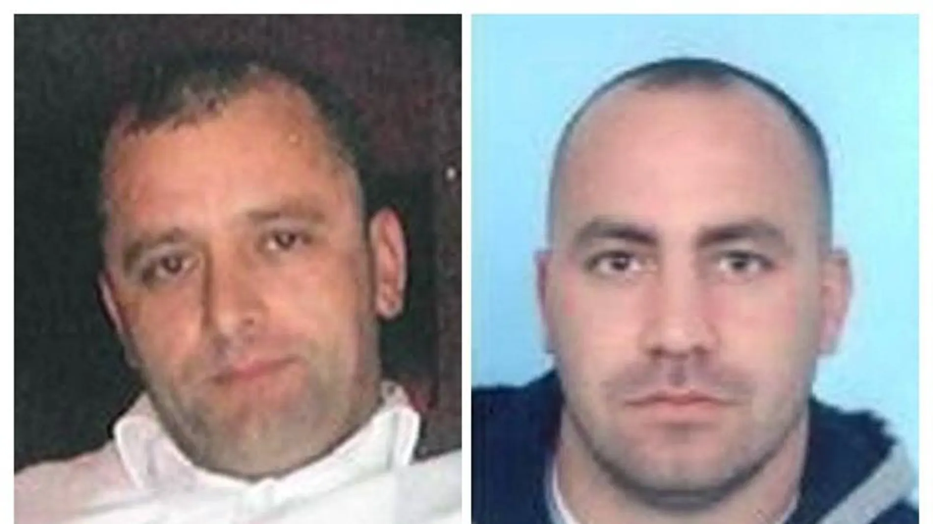 Fotografía facilitada por el Ministerio del Interior, de dos prófugos con vínculos en España. Fotografía facilitada por el Ministerio del Interior, de dos prófugos con vínculos en España.