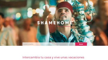 Shamehome, web de refugiados