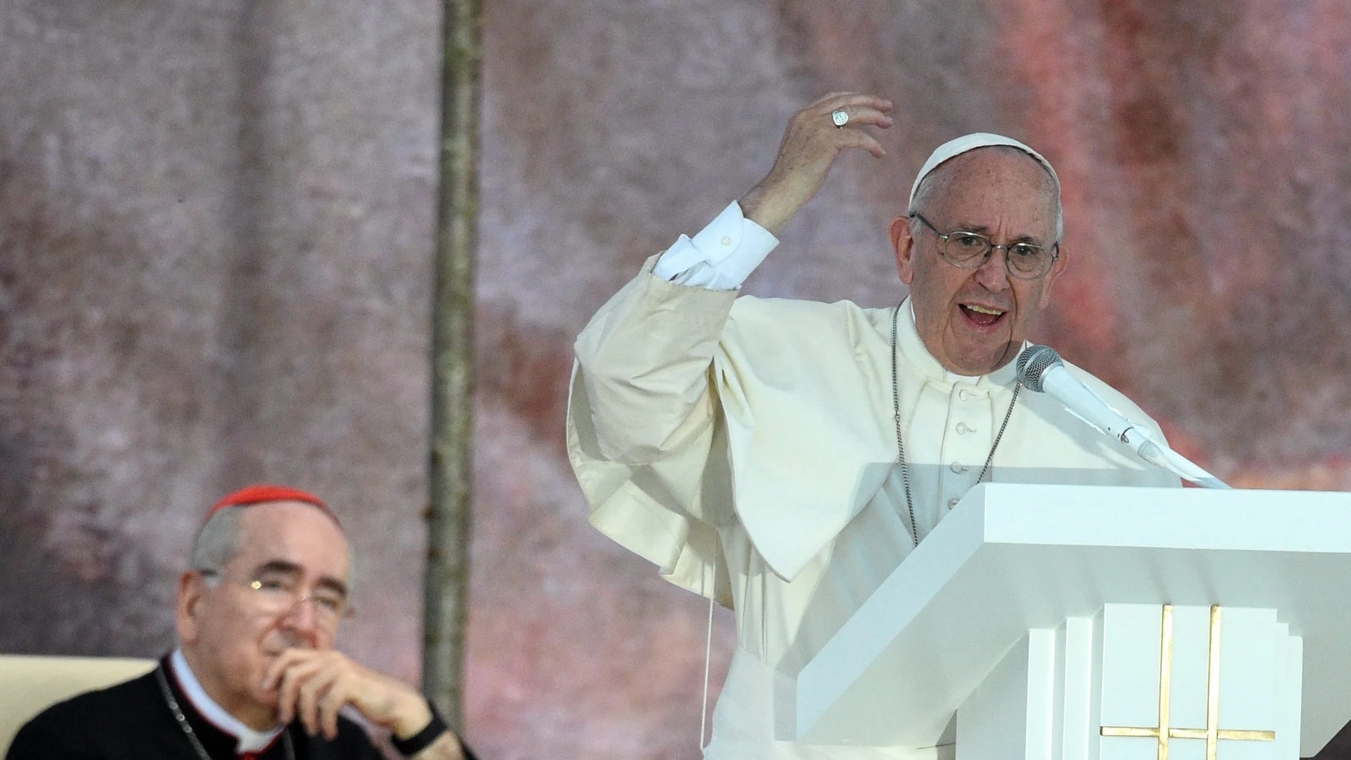 El Papa Francisco en la vigilia de la JMJ en Cracovia. El Papa Francisco en la vigilia de la JMJ en Cracovia.