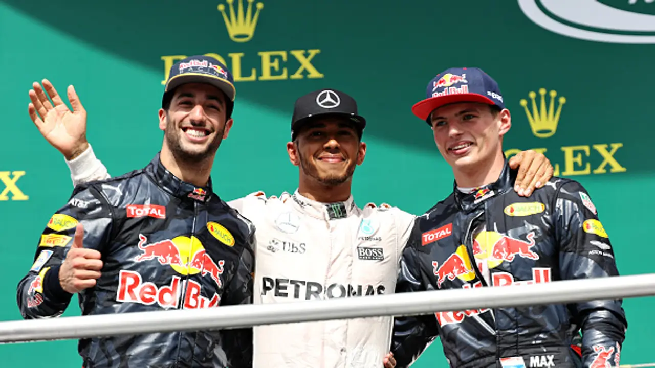 Hamilton, Ricciardo y Verstappen ocupan el podio en Alemania