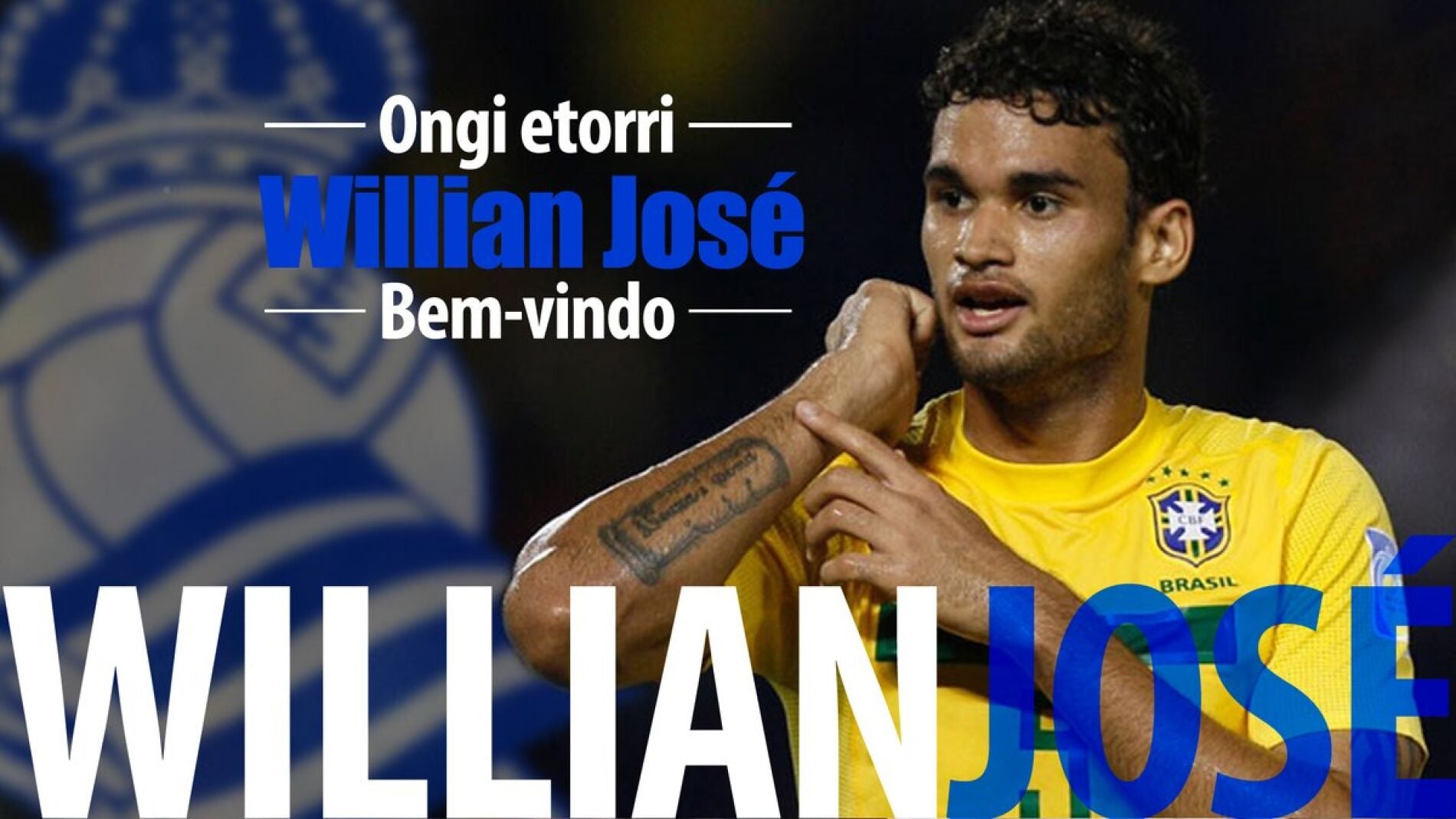 La Real Sociedad da la bienvenida a Willian Jos&eacute;