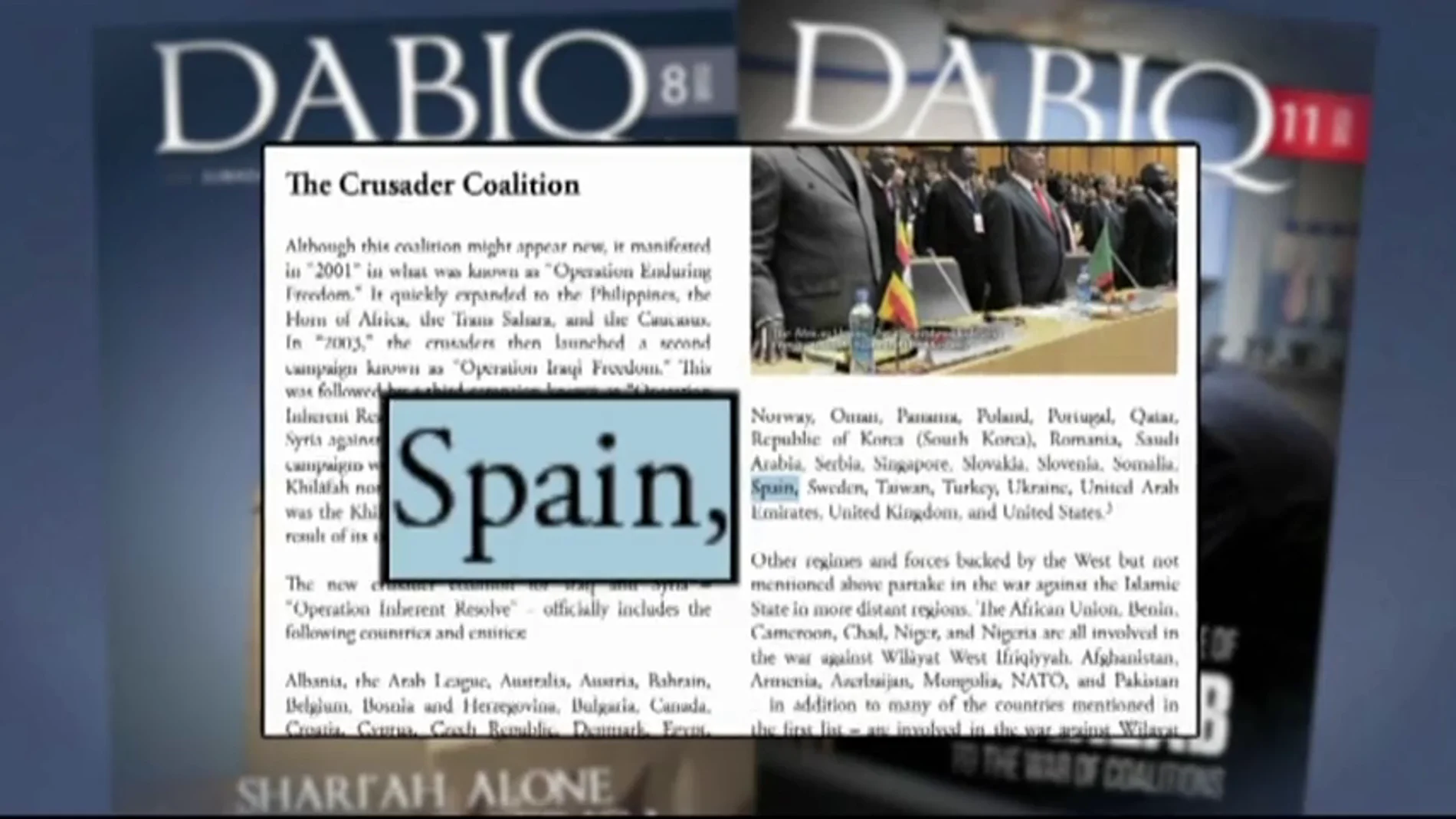Frame 58.955651 de: Daesh busca traductores de castellano para amenazar a España