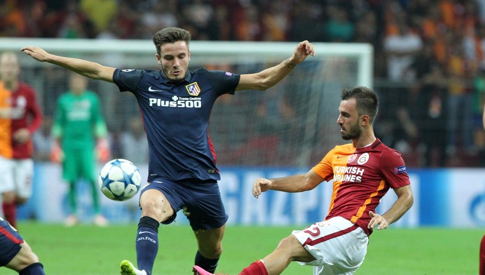 Atlético y Galatasaray en un partido de Champions