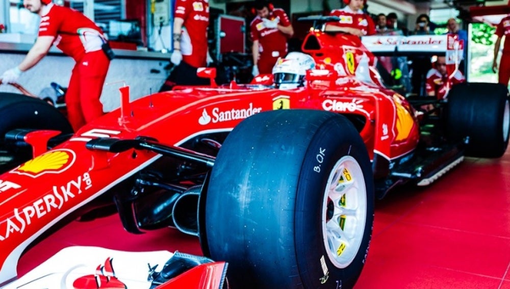 Vettel estrena los Pirelli en Fiorano