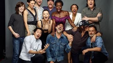 El reparto de 'The Walking Dead' se venga de Negan