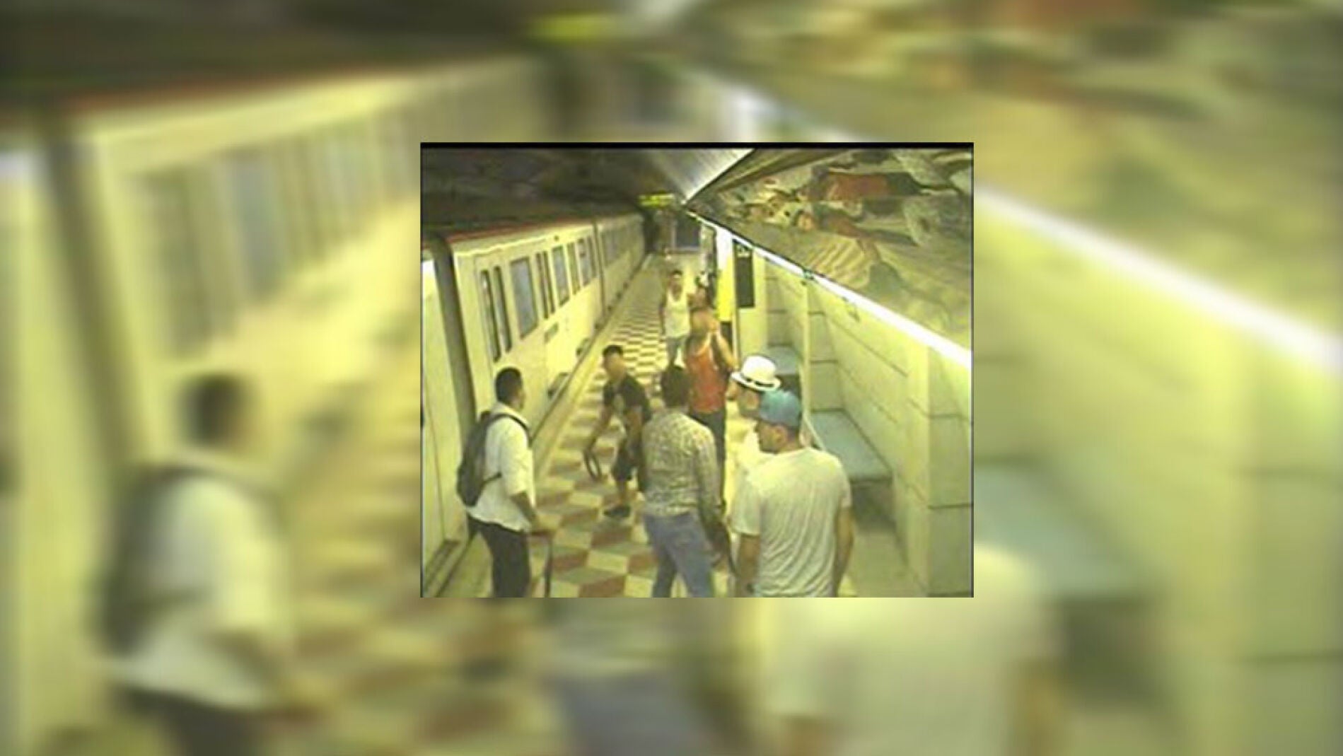 Imagen del momento de la agresi&oacute;n 