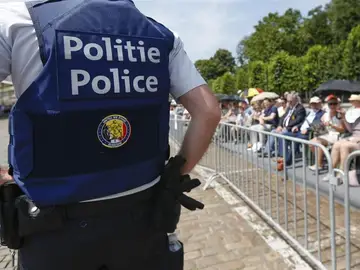 Policía de Bruselas, en una imagen de archivo Policía de Bruselas, en una imagen de archivo