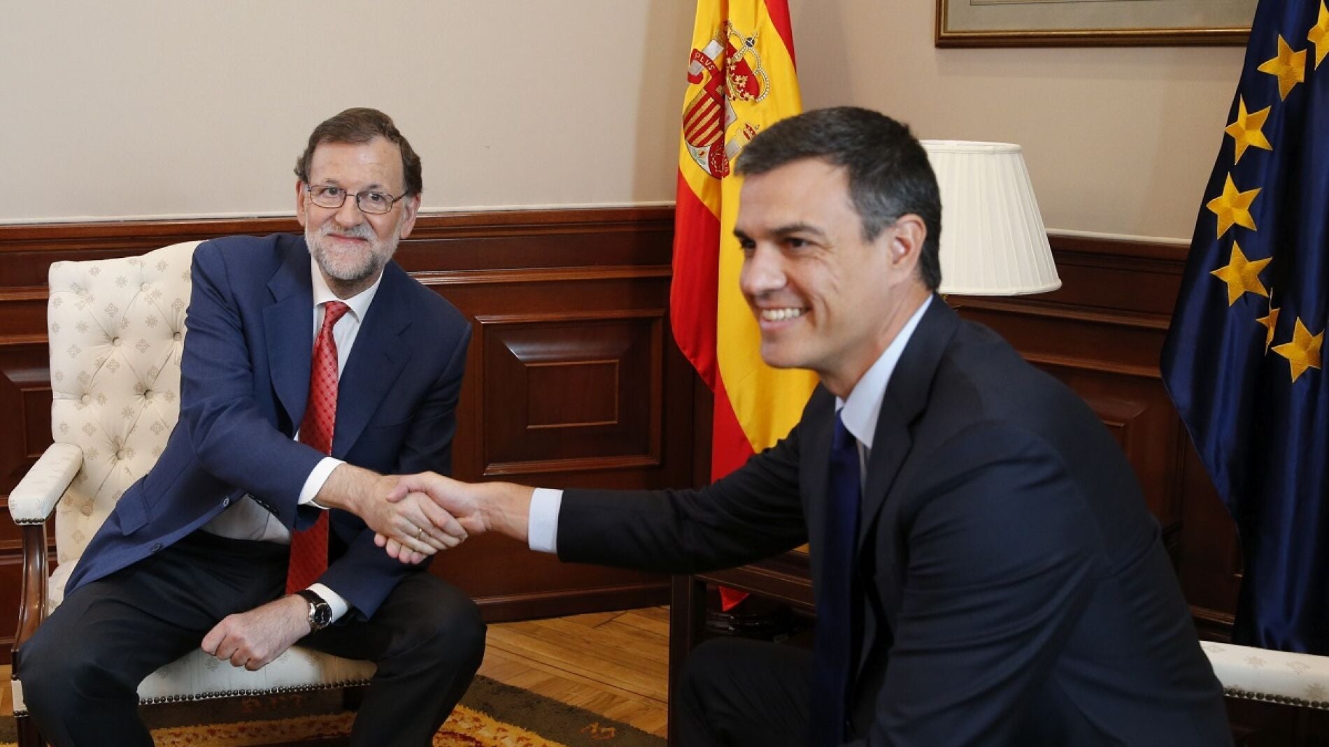 Rajoy y Pedro S&aacute;nchez