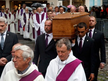 Funeral en memoria del párroco asesinado, Jacques Hamel, en la catedral de Rouen