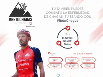 Chema Martínez participa en el #RetoChagas Chema Martínez participa en el #RetoChagas