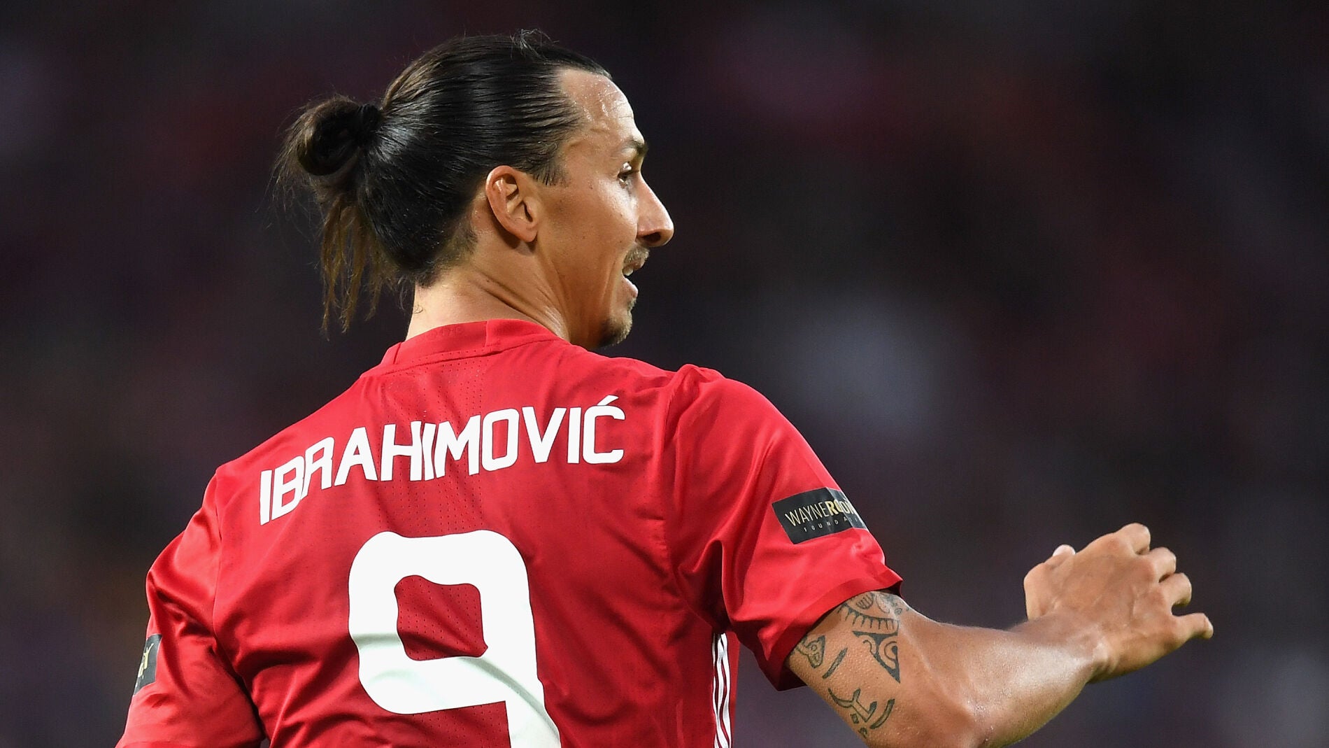 Ibrahimovic, en un amistoso con el Manchester United
