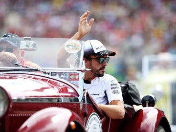 Fernando Alonso, en el GP de Alemania