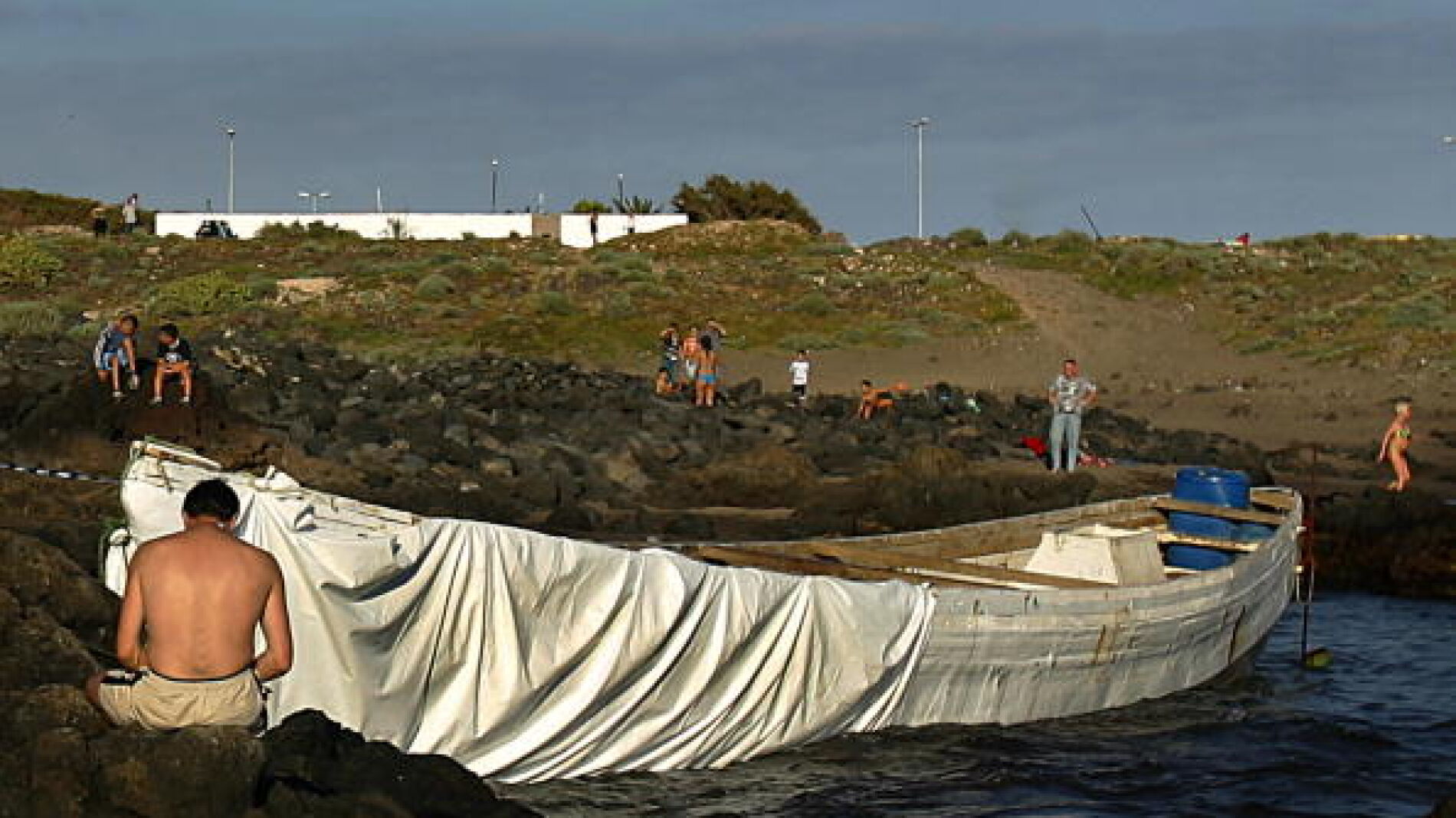 El tranquilo minicipio de Arona , en la isla de Tenerife.