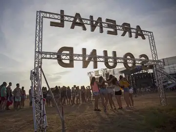 Imagen de archivo del Arenal Sound. Imagen de archivo del Arenal Sound.