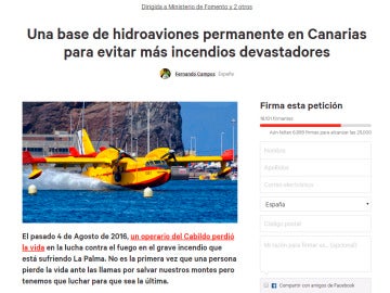Solicitud para una base de hidroaviones permanente en Canarias