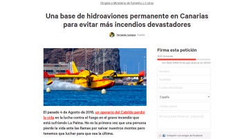 Solicitud para una base de hidroaviones permanente en Canarias