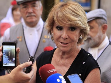 La presidenta y portavoz del grupo municipal del PP en el Ayuntamiento de Madrid, Esperanza Aguirre