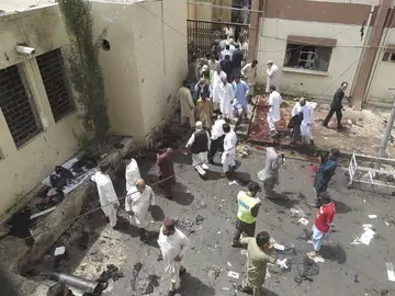 Atentado en un hospital en Pakistán Atentado en un hospital en Pakistán