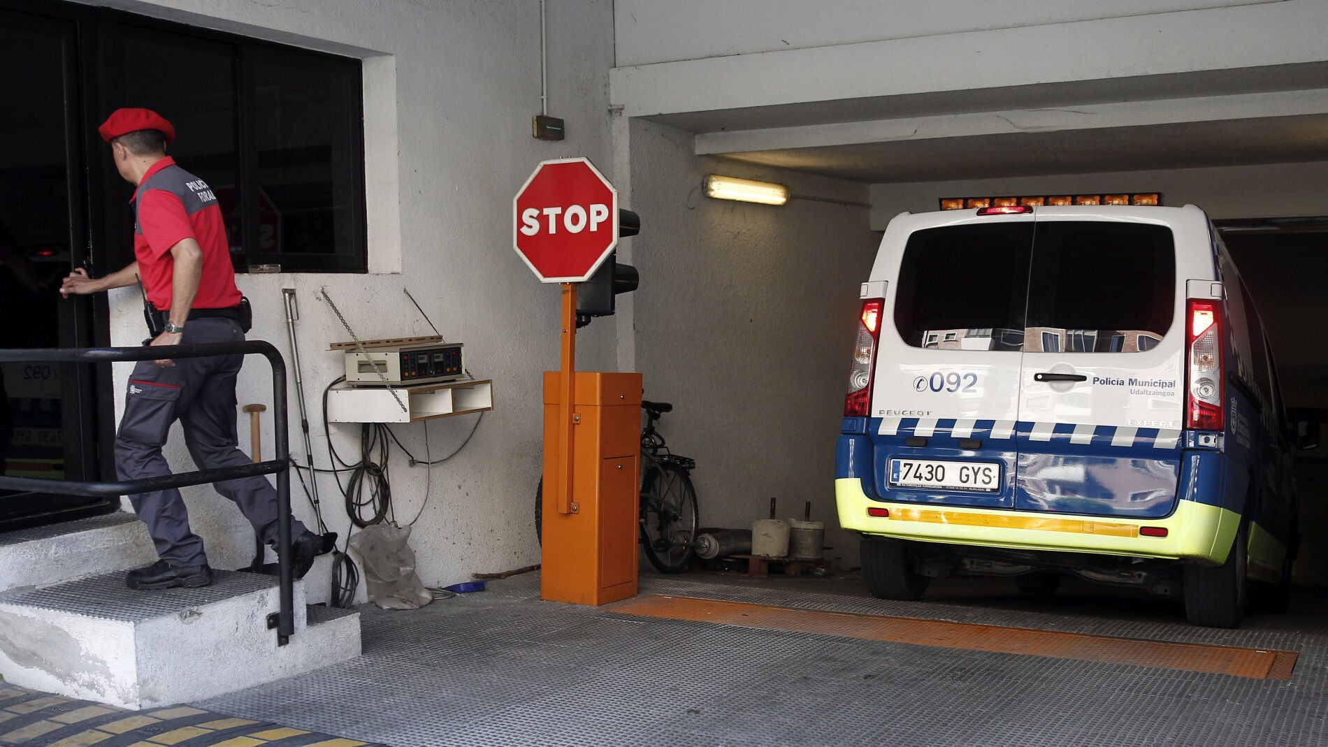 Un furg&oacute;n de la Polic&iacute;a Municipal de Navarra (Archivo)