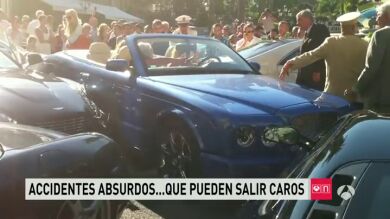 Ni los coches más caros se libran de los accidentes más absurdos