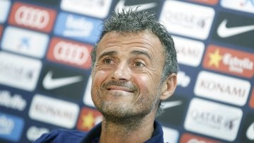 Luis Enrique, en rueda de prensa